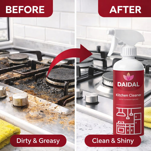 DAIDAL Kitchen Cleaner Spray 500 ML | Powerful Grease & Stain Remover for Kitchen Surfaces