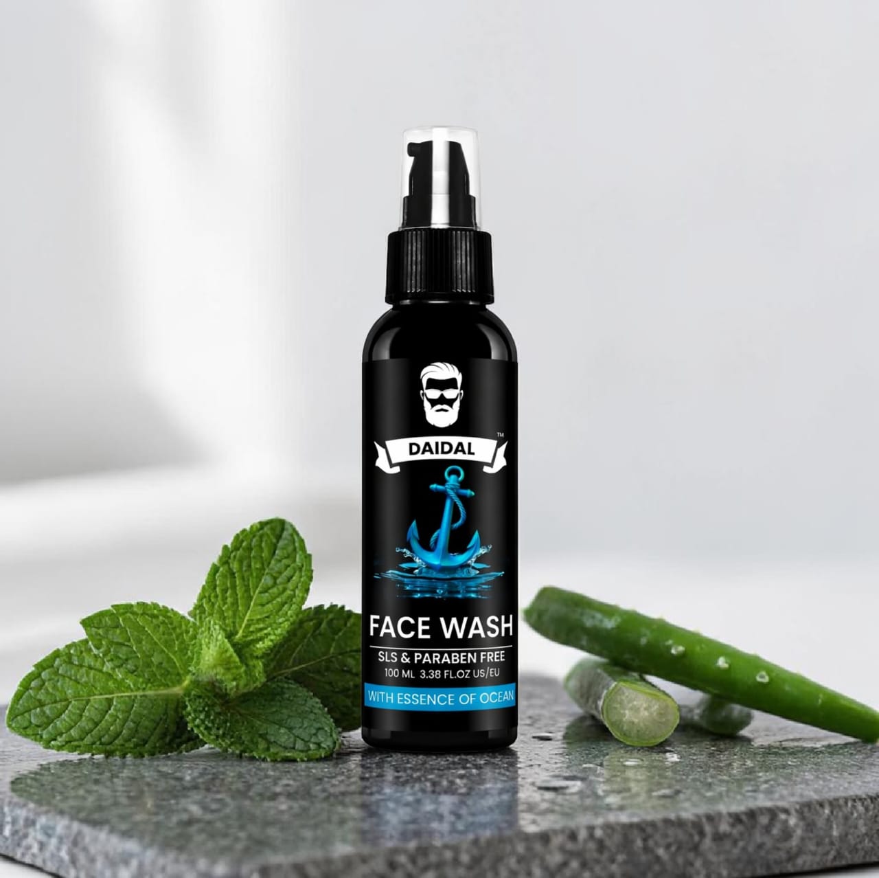 DAIDAL Ocean Fresh Men’s Face Wash | Deep Cleanse, Acne Control & Oil-Free Glow
