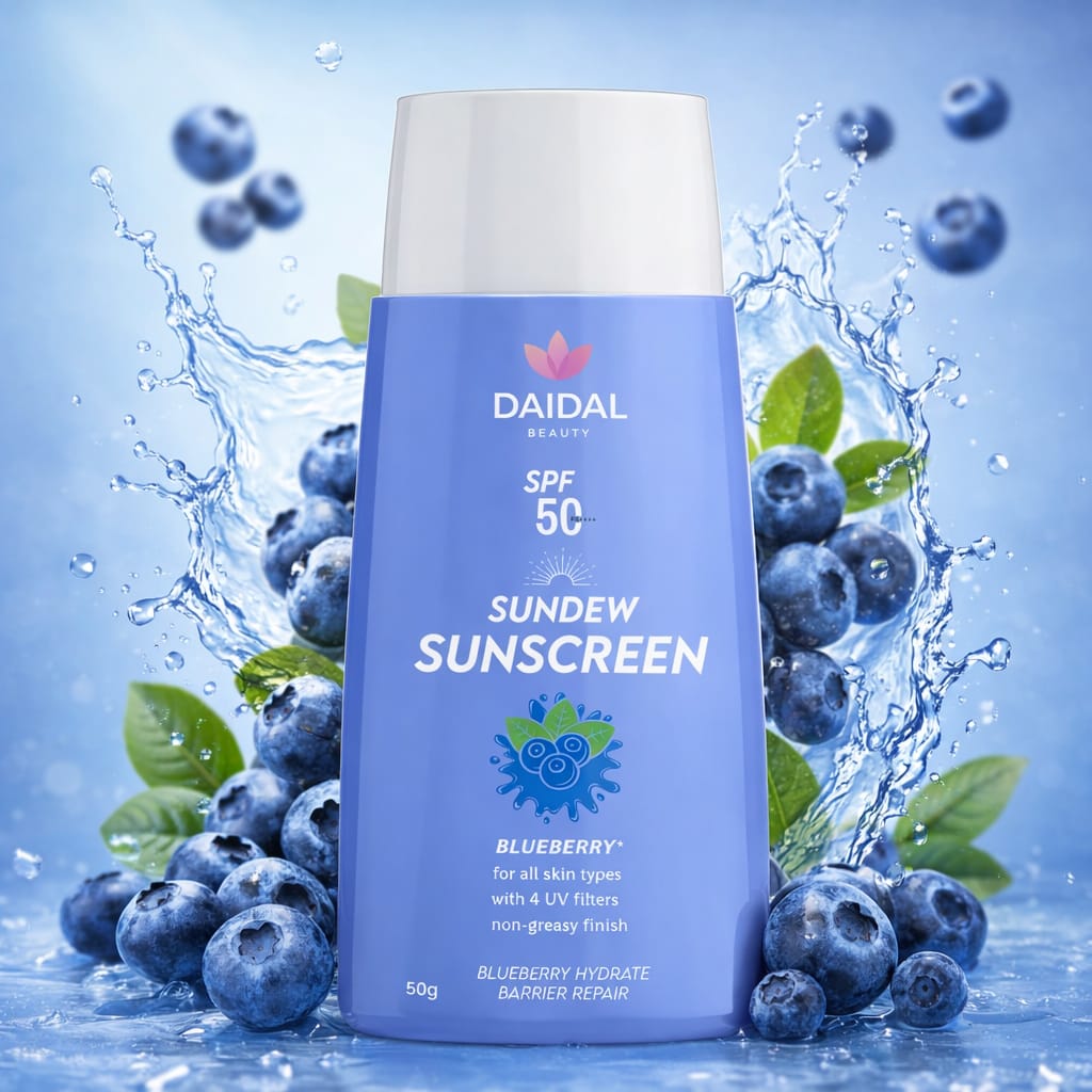 DAIDAL  Blueberry Hydrate & Repair Sunscreen SPF 50