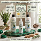 DAIDAL A1 Rosemary Hair Care Trio – Anti-Dandruff Shampoo, Nourishing Conditioner & Damage Repair Hair Oil  ✨ Hook Line (Above Add-to-Cart):